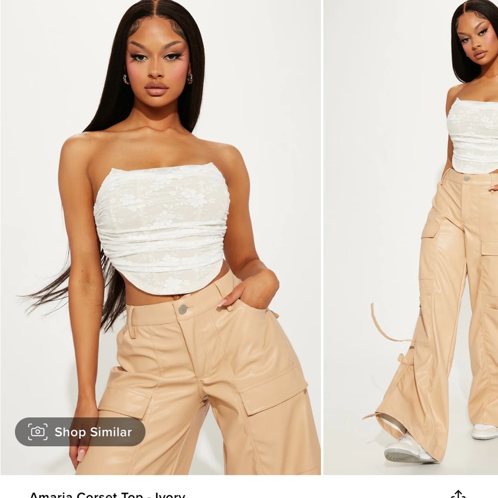 Corset top - white